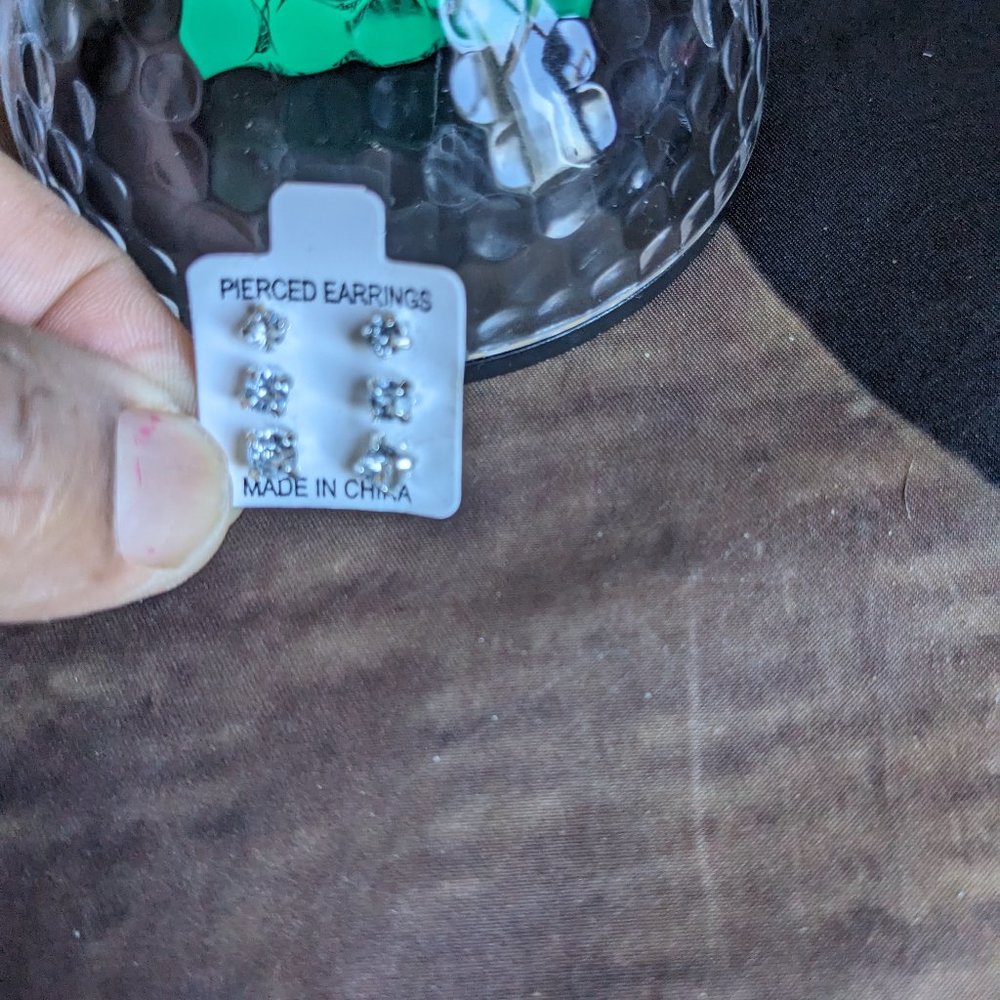Stud earrings